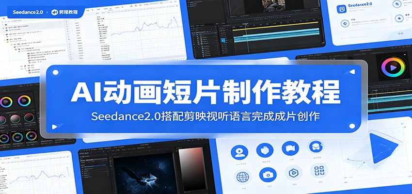AI动画短片制作教程：Seedance2.0搭配剪映视听语言完成成片创作-源创文化:轻创终点站