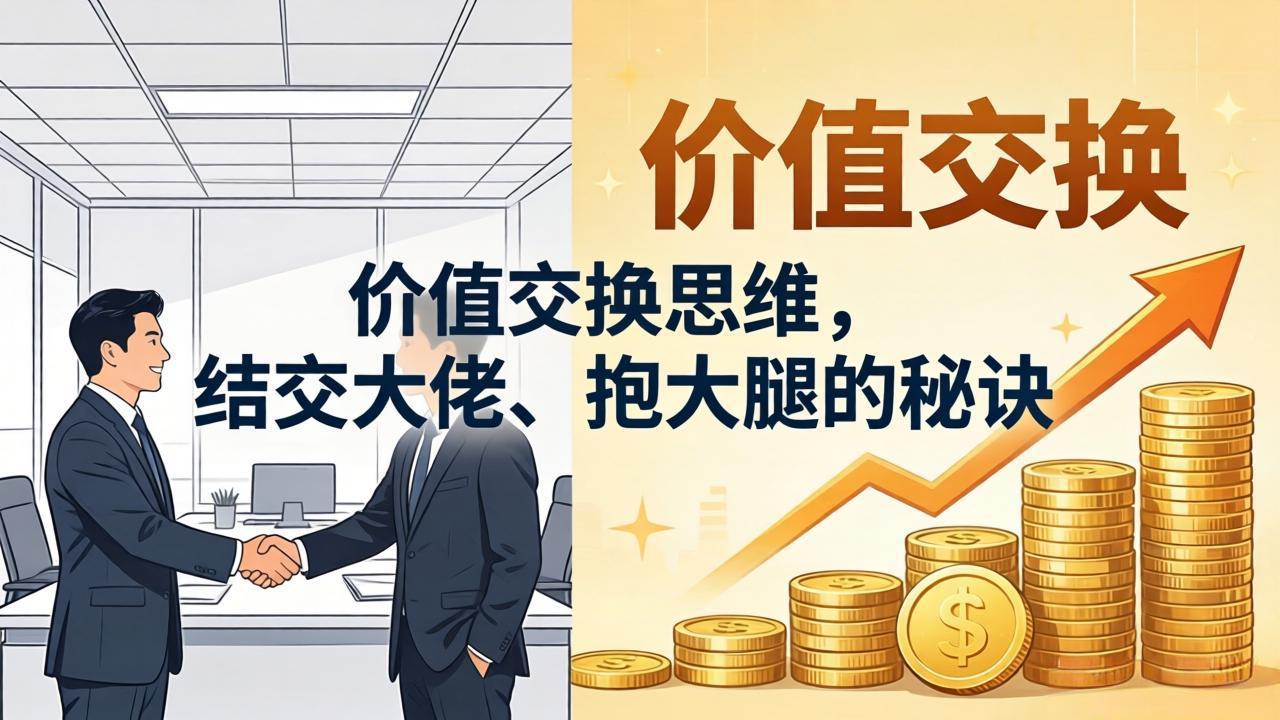 某付费文章：价值交换思维，结交大佬、抱大腿的秘诀-源创文化:轻创终点站