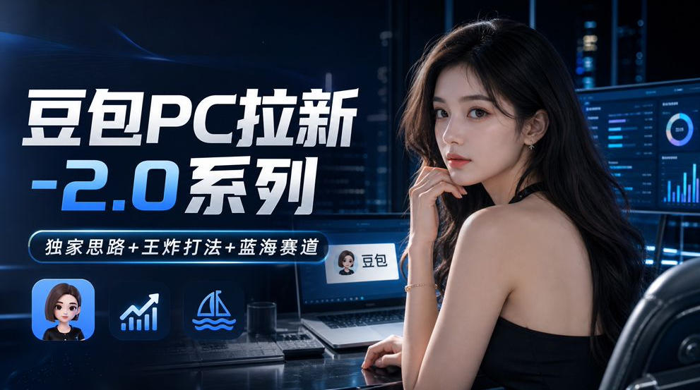 豆包PC拉新2.0系列-独家思路+王炸打法+蓝海赛道-轻创终点站