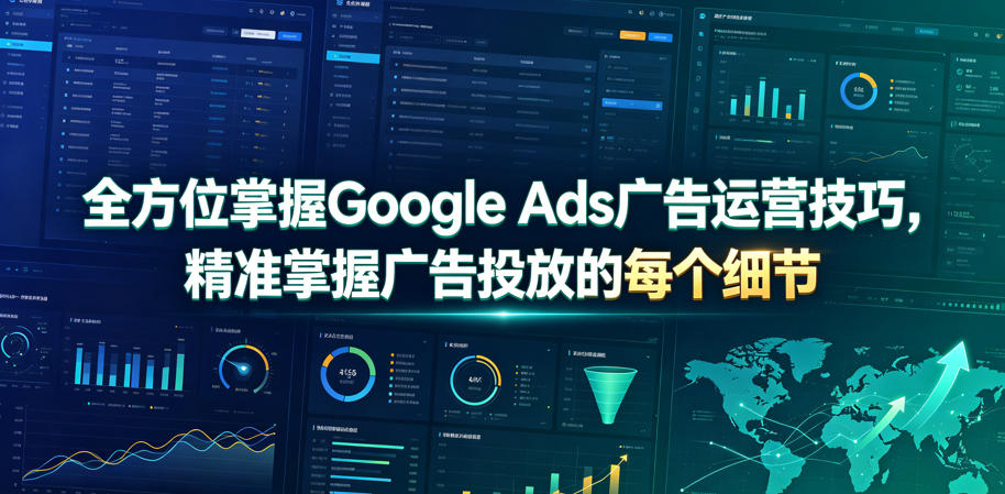 全方位掌握Google Ads广告运营技巧，精准掌握广告投放的每个细节【原创双语字幕】-源创文化:轻创终点站