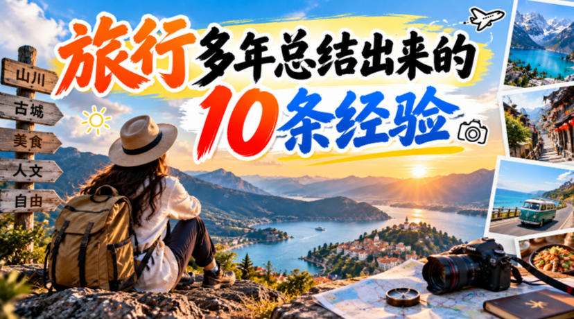 付费文章：旅行多年总结出来的10条经验-轻创终点站