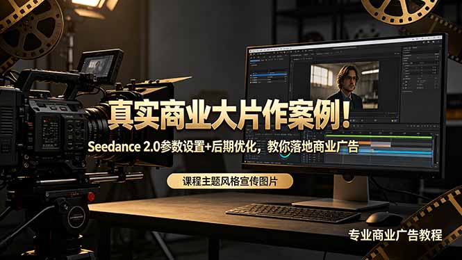 真实商业大片作案例!Seedance 2.0参数设置+后期优化,教你落地商业广告-源创文化:轻创终点站
