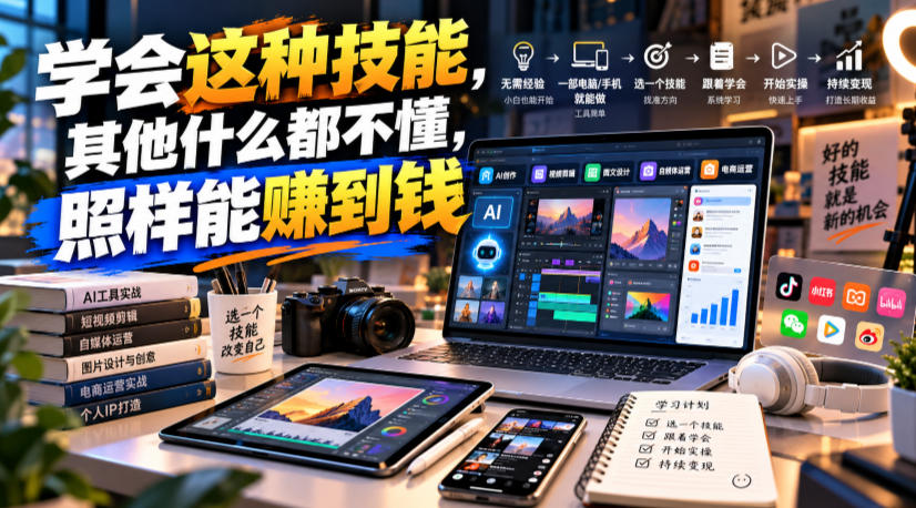 某公众号付费文章：学会这种技能，其他什么都不懂，照样能賺到钱-轻创终点站