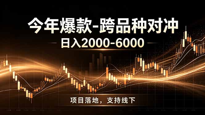全新跨品种对冲模式上线！日稳定盈利 2000-6000，合规长久可批量放大-源创文化:轻创终点站