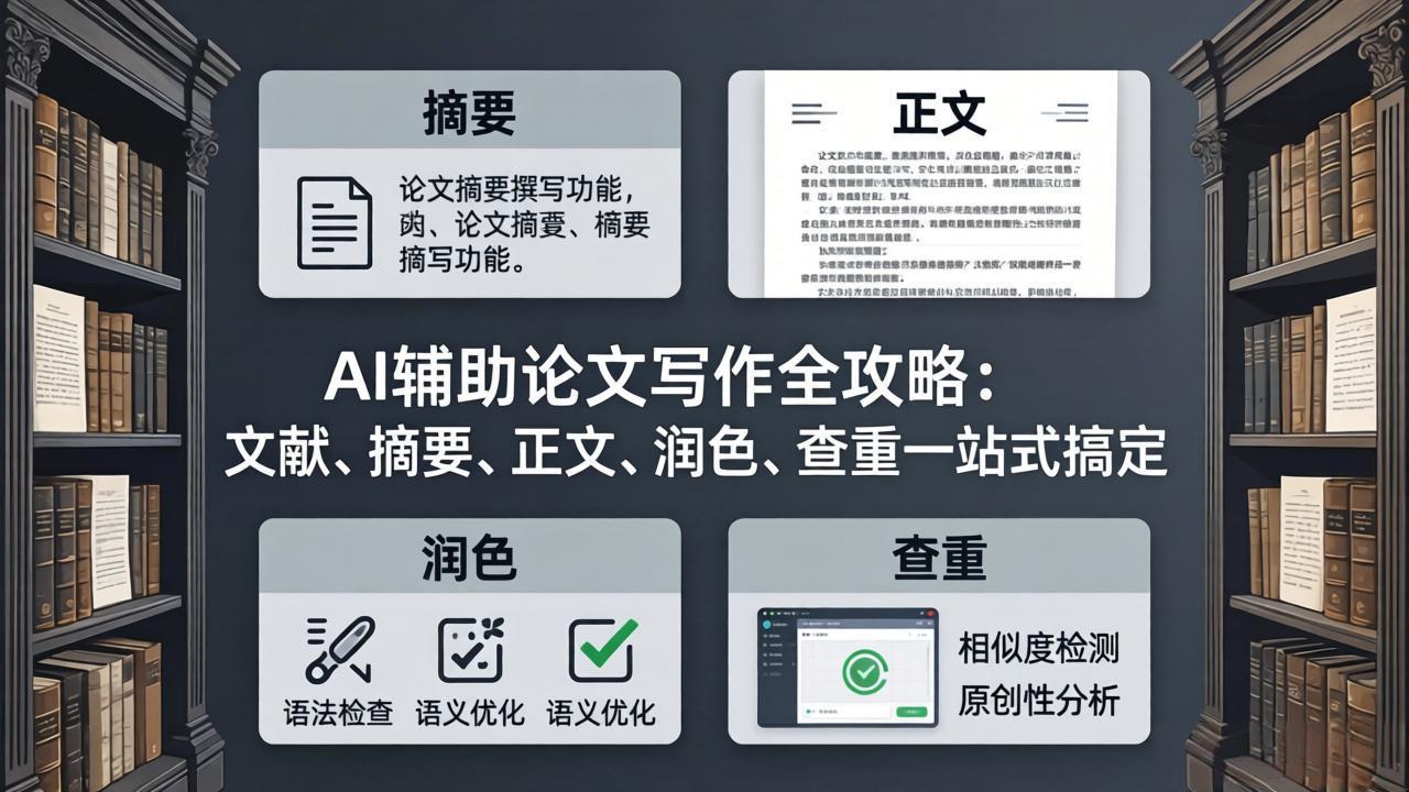AI辅助论文写作全攻略：文献、摘要、正文、润色、查重一站式搞定-源创文化:轻创终点站