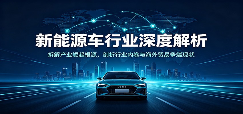 新能源车行业深度解析：拆解产业崛起根源，剖析行业内卷与海外贸易争端现状-轻创终点站