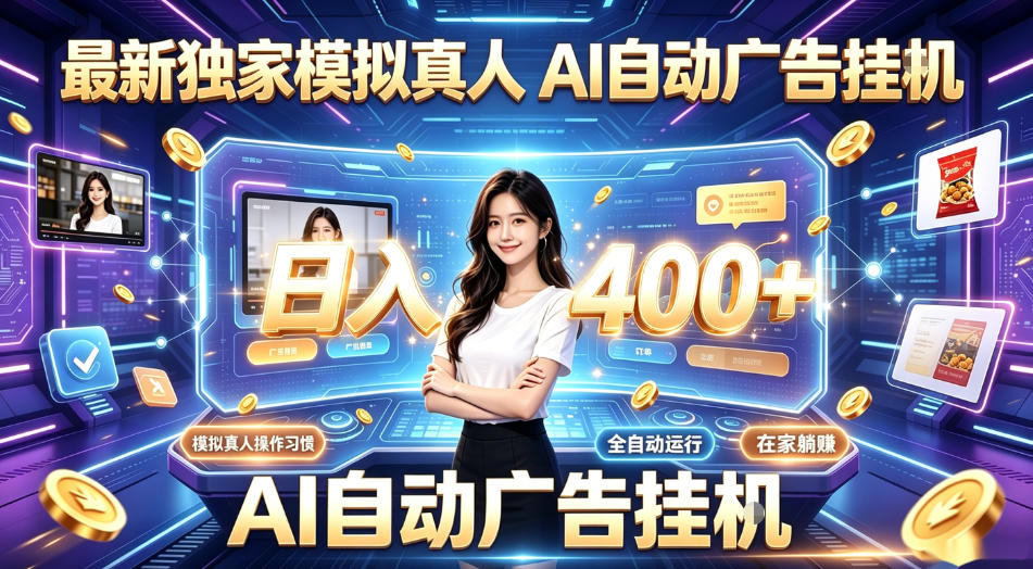 最新独家模拟真人，AI自动挂号挂G，日入400+，全程全自动运行，无需人工【揭秘】-源创文化:轻创终点站