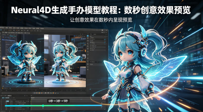 Neural4D生成手办模型教程，让创意效果在数秒内呈现预览-源创文化:轻创终点站