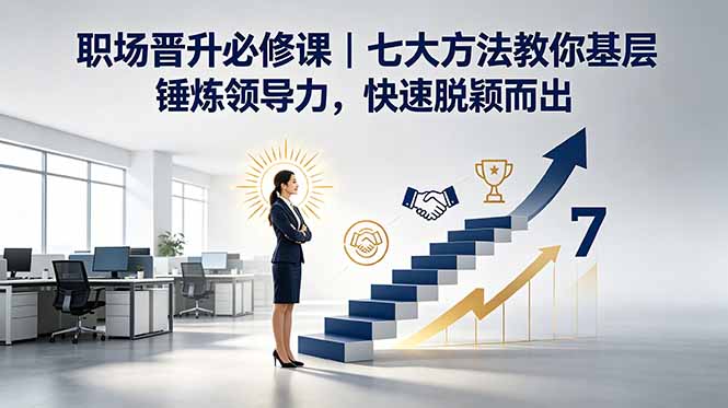 付费文章:职场晋升必修课|七大方法教你基层锤炼领导力,快速脱颖而出-源创文化:轻创终点站