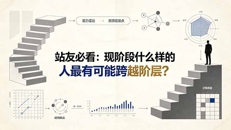 付费文章：站友必看：现阶段什么样的人最有可能跨越阶层?-轻创终点站