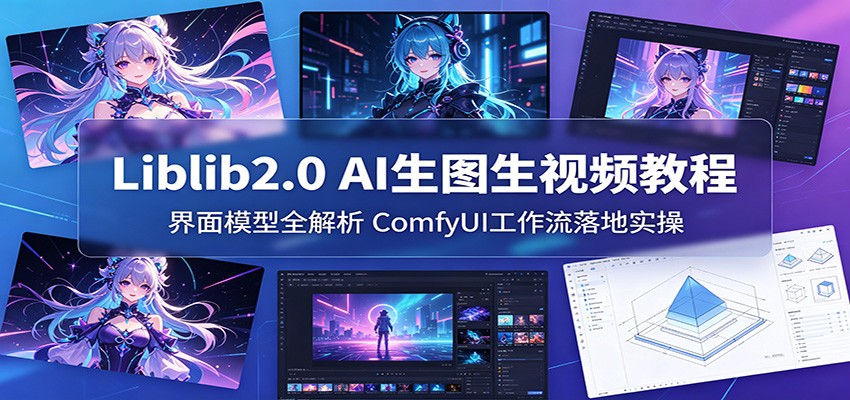 Liblib2.0 AI生图生视频教程：界面模型全解析，ComfyUI工作流落地实操-源创文化:轻创终点站