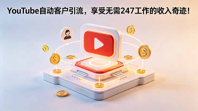 YouTube 自动客户引流，享受无需 247 工作的收入奇迹！【原创双语字幕】-源创文化:轻创终点站