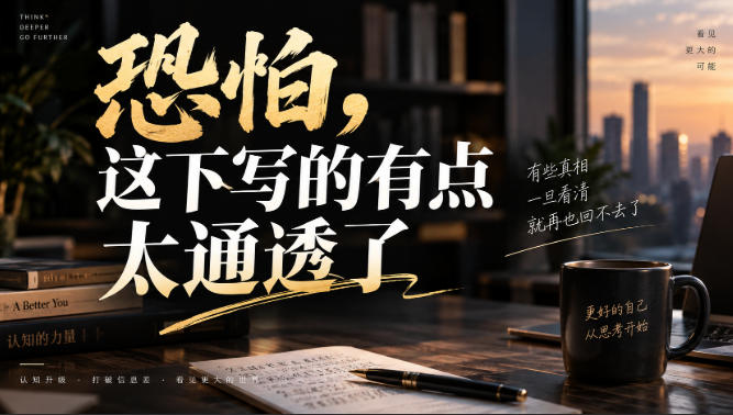 灏泽叔最新付费文章：恐怕，这下写的有点太通透了-轻创终点站