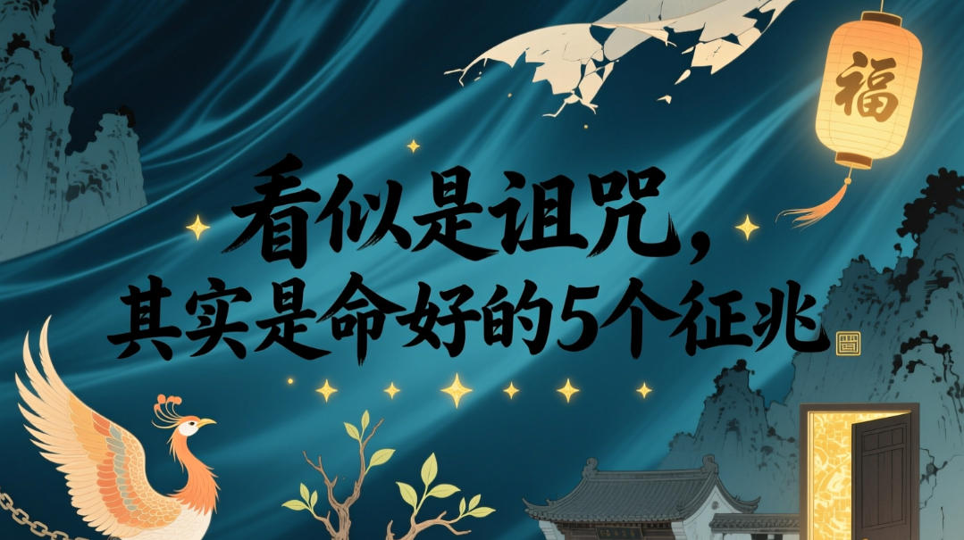 付费文章：看似是诅咒，其实是命好的5个征兆-源创文化:轻创终点站