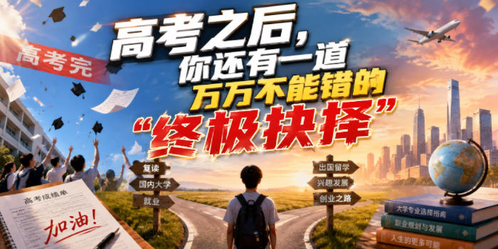 付费文章：高考之后，你还有一道万万不能错的“终极抉择”-源创文化:轻创终点站
