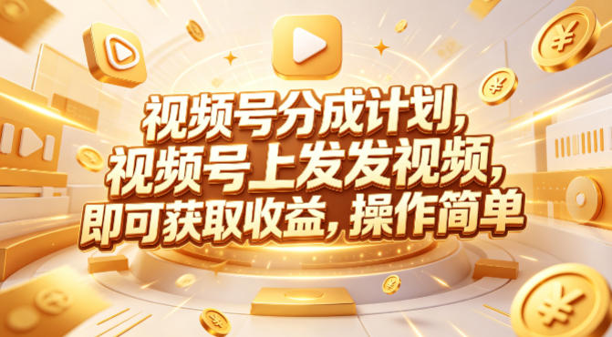 视频号分成计划，599元众筹的Red团队课程，视频号上发发视频，即可获取收益，操作简单-源创文化:轻创终点站