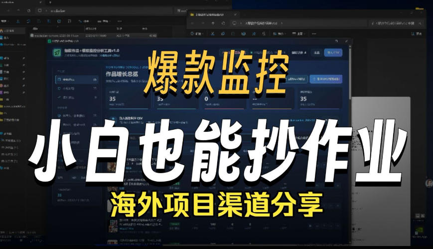 抖音爆款数据监控工具_海外网盘拉新渠道-轻创终点站