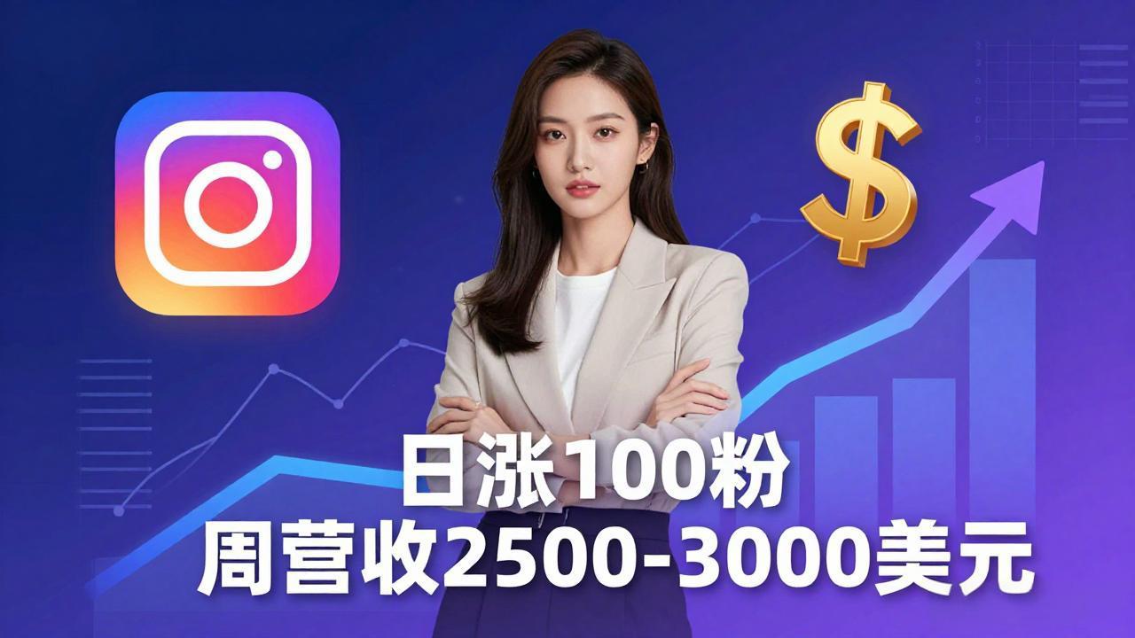 想做数字产品？Sheri亲授：日涨100粉、每周2500至3000美元的营收，Instagram躺着赚-源创文化:轻创终点站