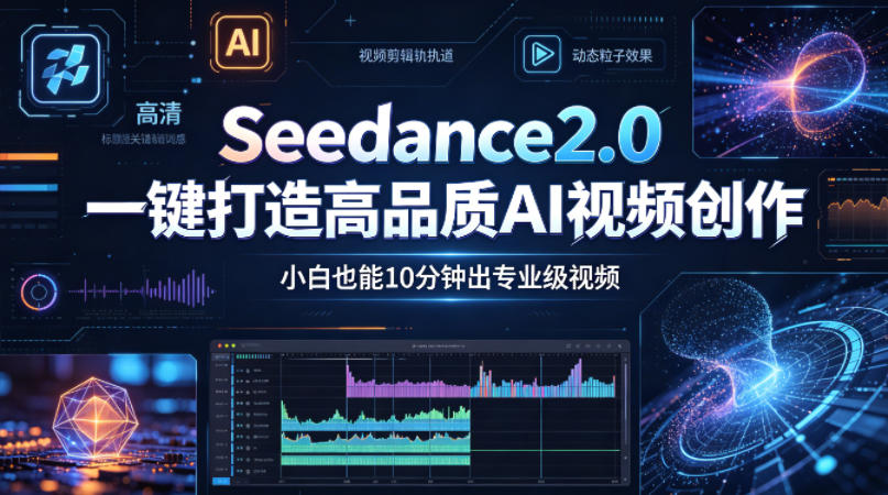 Seedance2.0一键打造高品质AI视频创作，小白也能10分钟出专业级视频-源创文化:轻创终点站