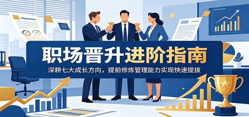 职场晋升进阶指南：深耕七大成长方向，提前修炼管理能力实现快速提拔-源创文化:轻创终点站