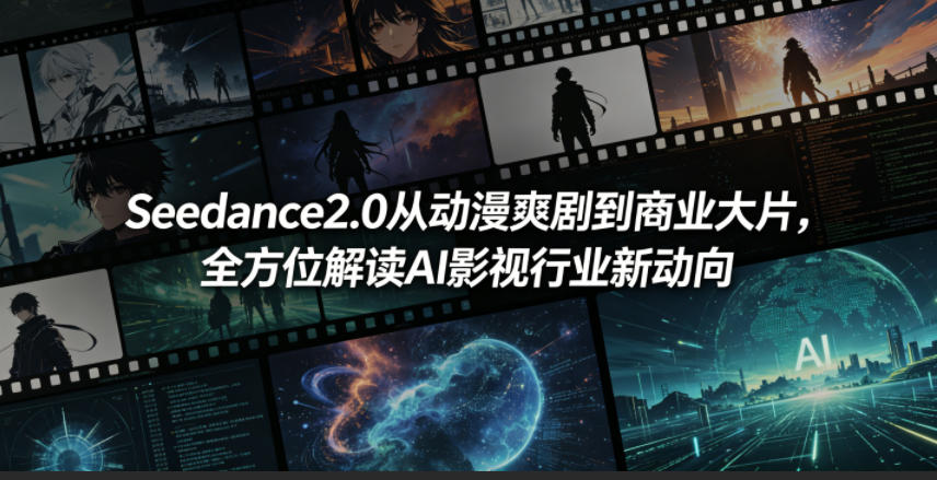 Seedance2.0从动漫爽剧到商业大片，全方位解读AI影视行业新动向-源创文化:轻创终点站