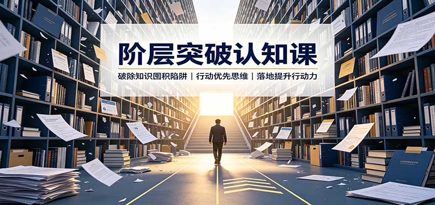 阶层突破认知课：破除知识囤积陷阱，行动优先思维，落地提升行动力-轻创终点站
