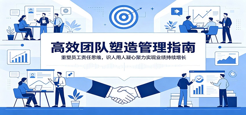 高效团队塑造管理指南:重塑员工责任思维,识人用人凝心聚力实现业绩持续增长-源创文化:轻创终点站