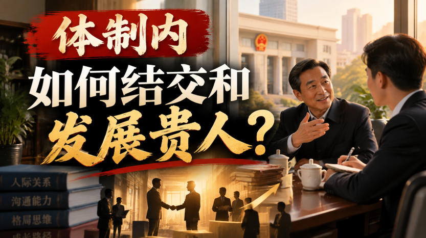 某公众号付费文章：体制内，如何结交和发展贵人?-轻创终点站