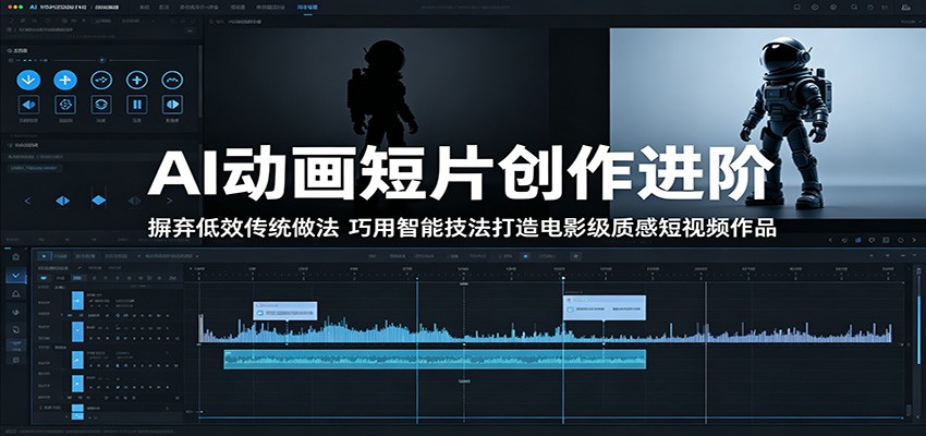 AI动画短片创作进阶：摒弃低效传统做法，巧用智能技法打造电影级质感短视频作品-源创文化:轻创终点站