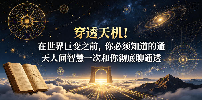 付费文章：穿透天机！在世界巨变之前，你必须知道的通天人间智慧一次和你彻底聊通透-源创文化:轻创终点站