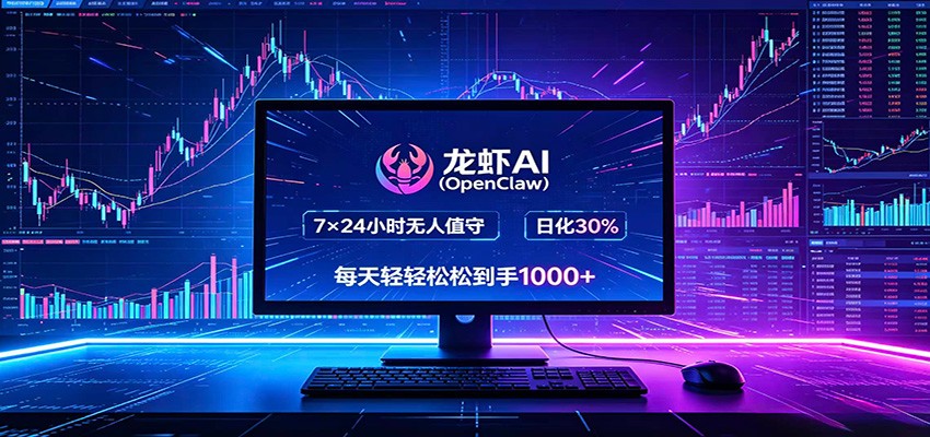 龙虾AI(OpenClaw)全自动挂机，智能操控电脑高效执行任务，每天轻松到手四位数-源创文化:轻创终点站
