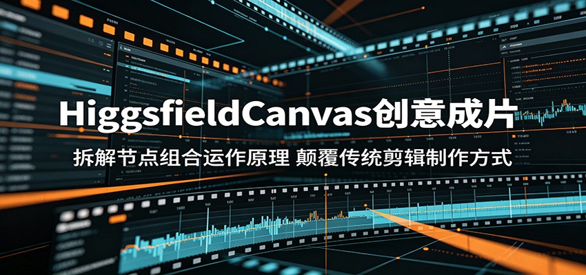 HiggsfieldCanvas创意成片：拆解节点组合运作原理，颠覆传统剪辑制作方式-源创文化:轻创终点站