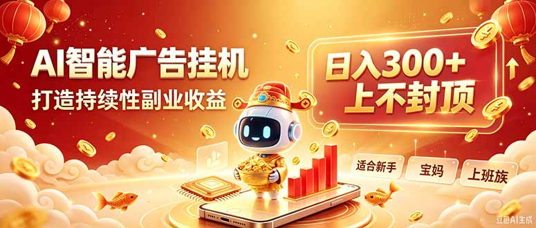 告别手动干活！AI自动化，解锁线上被动收益-轻创终点站