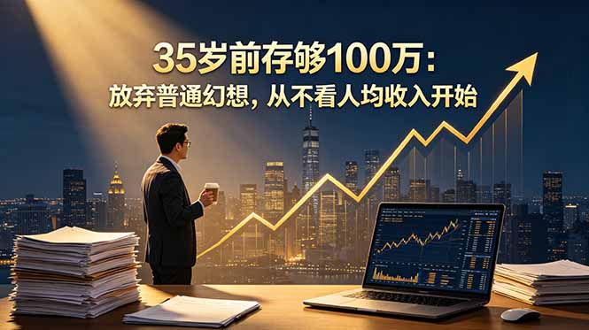 35岁前存够100万：放弃普通幻想，从不看人均收入开始-源创文化:轻创终点站