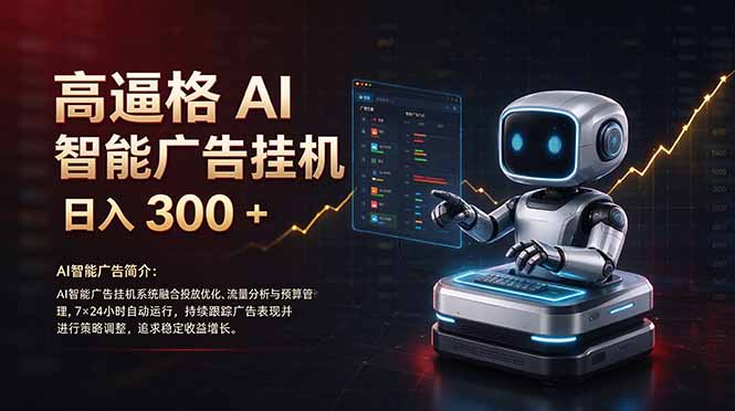 普通人的 AI 副业机会，日入300+新手小白也能起步，-轻创终点站