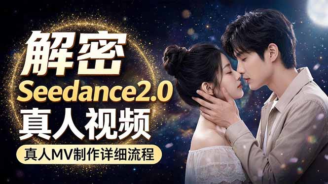 Seedance 2.0电影级真人 MV全流程拆解：提示词、运镜、粒子特效，手把手实操-源创文化:轻创终点站