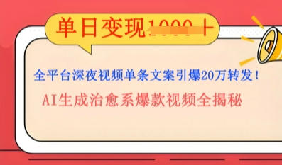 全平台深夜文案新风口：DeepSeek生成百万播放量金句，治愈系内容涨粉速度快4倍-源创文化:轻创终点站